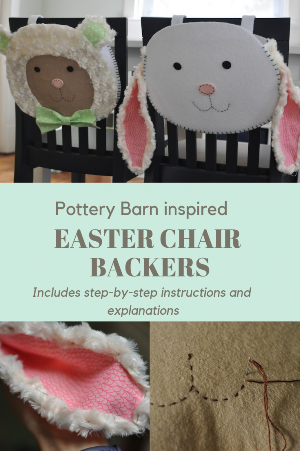 Pottery Barn inspired Easter Chair Backer