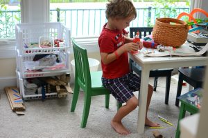 A space for mess, creativity, and kids (three things that are actually all synonyms)