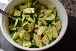 From the garden: Asian cucumbers