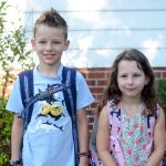 The first day of school – 2nd and 1st grades