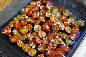 Oven-roasted tomatoes